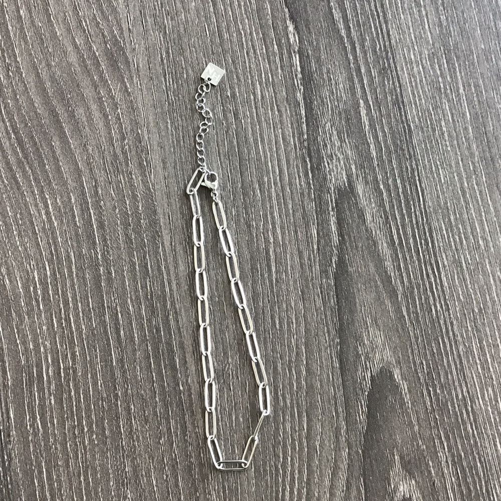 Elegant Silver Chain Anklet/ Bracelet